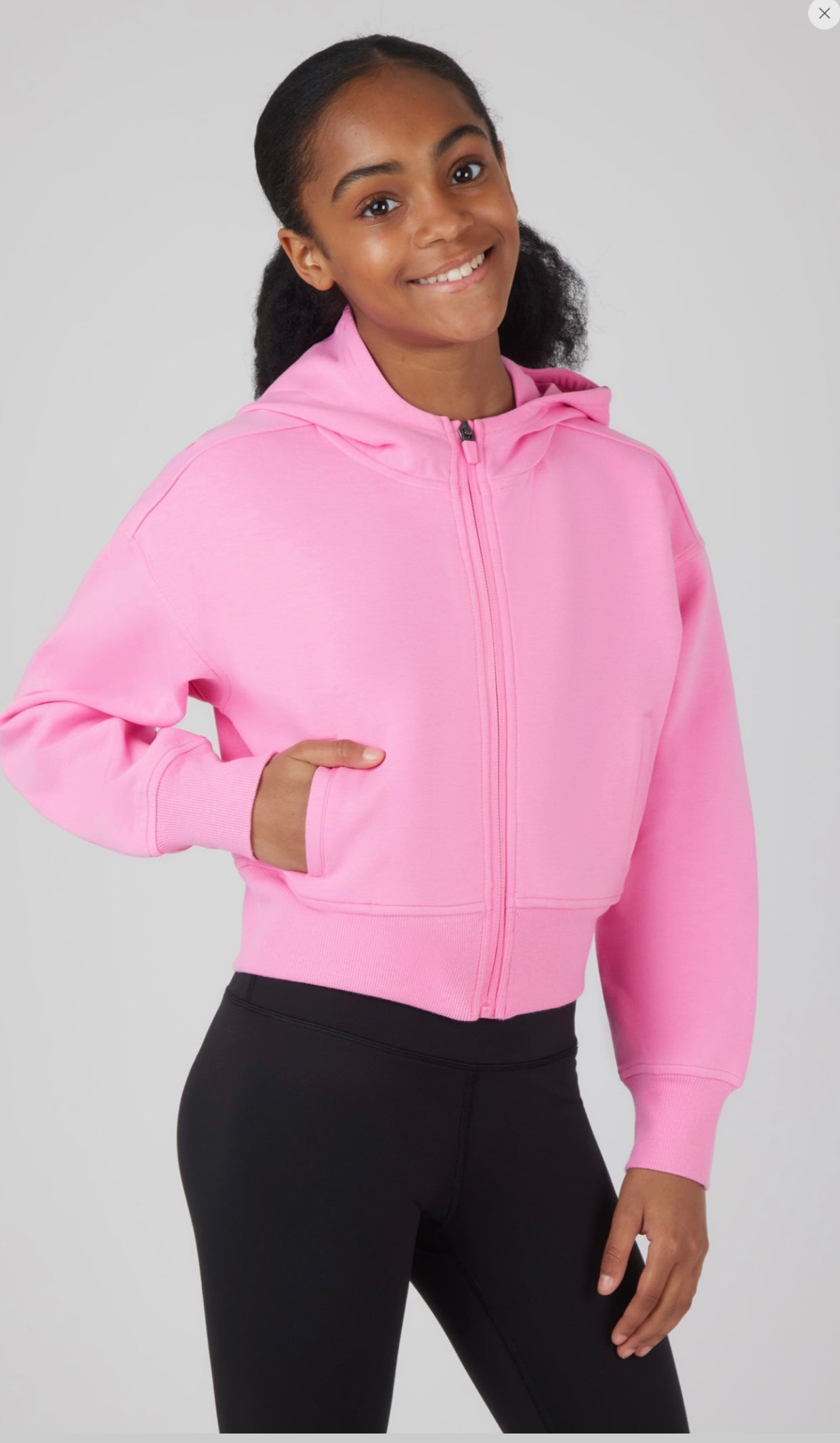 Girls Scuba Full Zip Everyday Hoodie Jacket