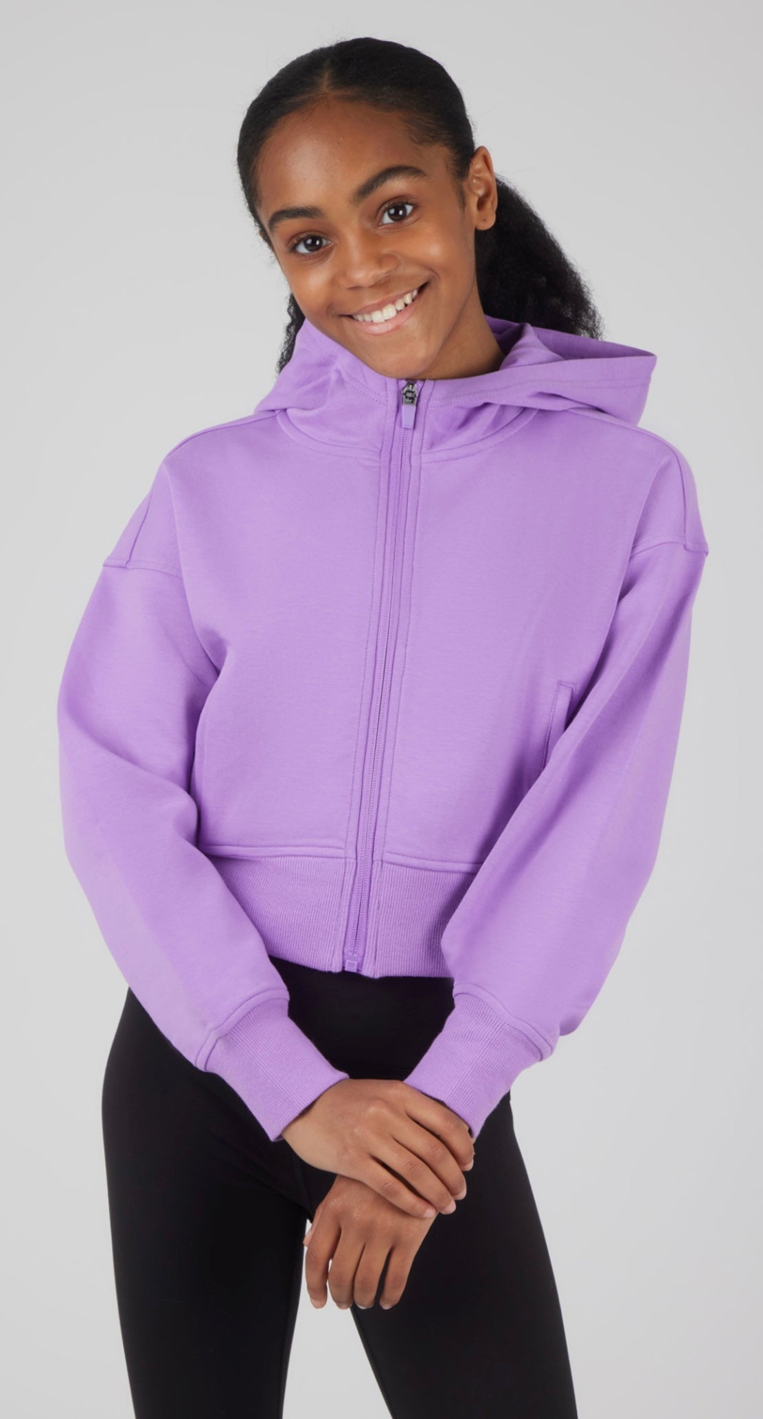 Girls Scuba Full Zip Everyday Hoodie Jacket