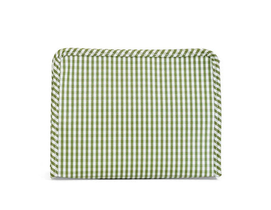 Roadie Small Zip Pouch-Gingham Moss