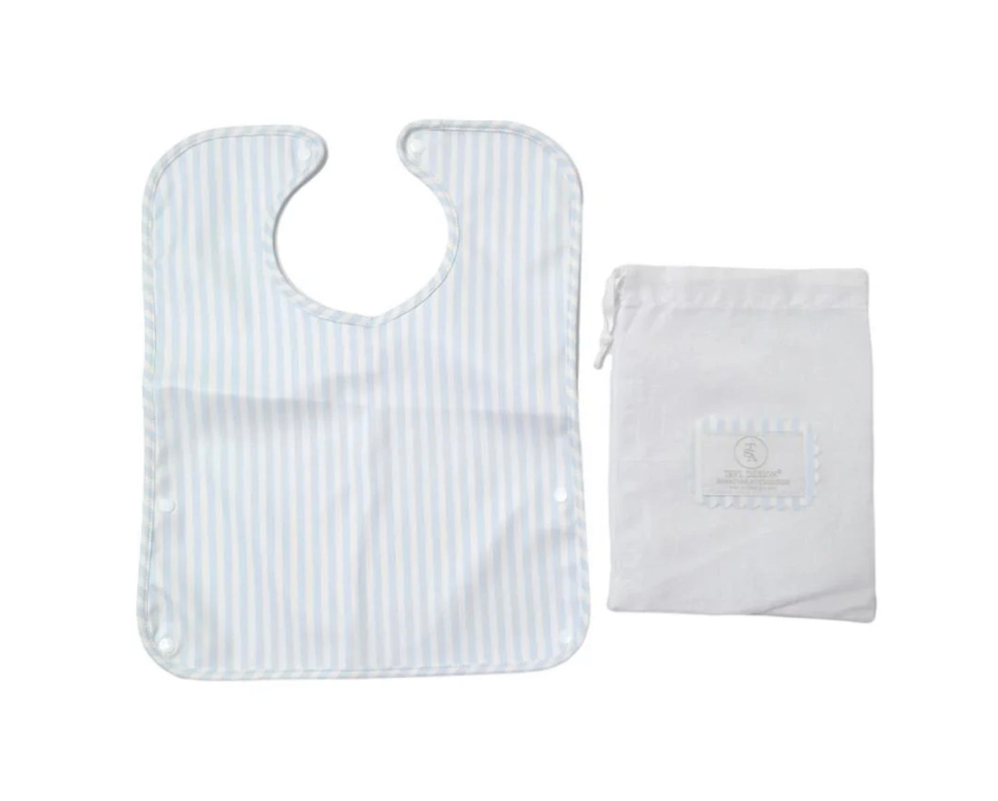 TRVL Bib-Pimlico Stripe Blue