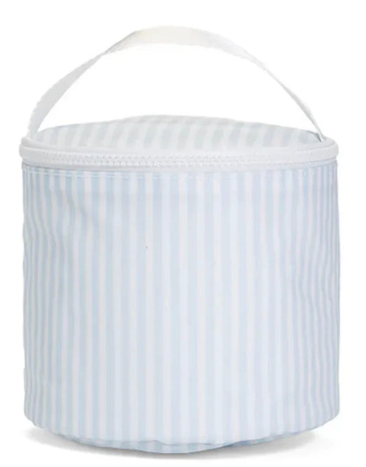 Snack Bag-Pimlico Stripe Blue
