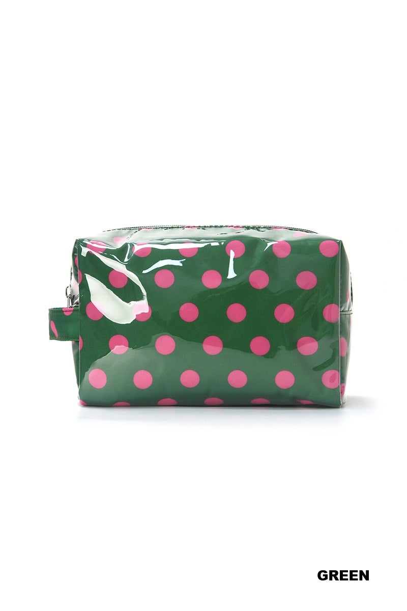 Polka Dot Cosmetic Bag