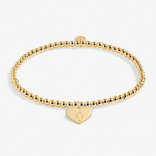 A Little 'Blessing' Bracelet In Gold-Tone Plating