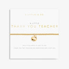 A Little 'Thank You Teacher' Bracelet