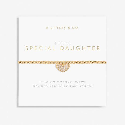 Gold A Little 'Special Daughter' Bracelet