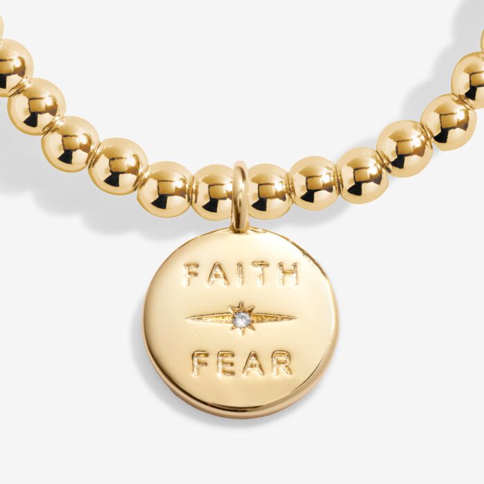 A Little 'Faith Over Fear' Bracelet