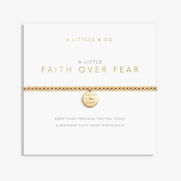 A Little 'Faith Over Fear' Bracelet