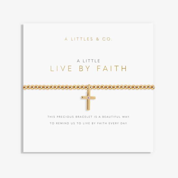 A Little 'Live By Faith' Bracelet