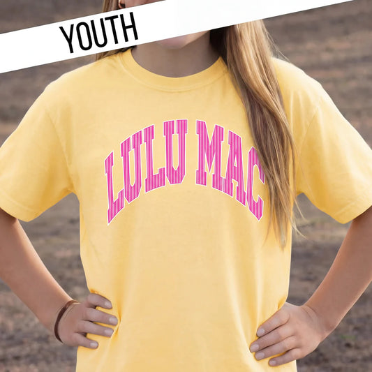 LLM Youth Yellow Pink Stripe