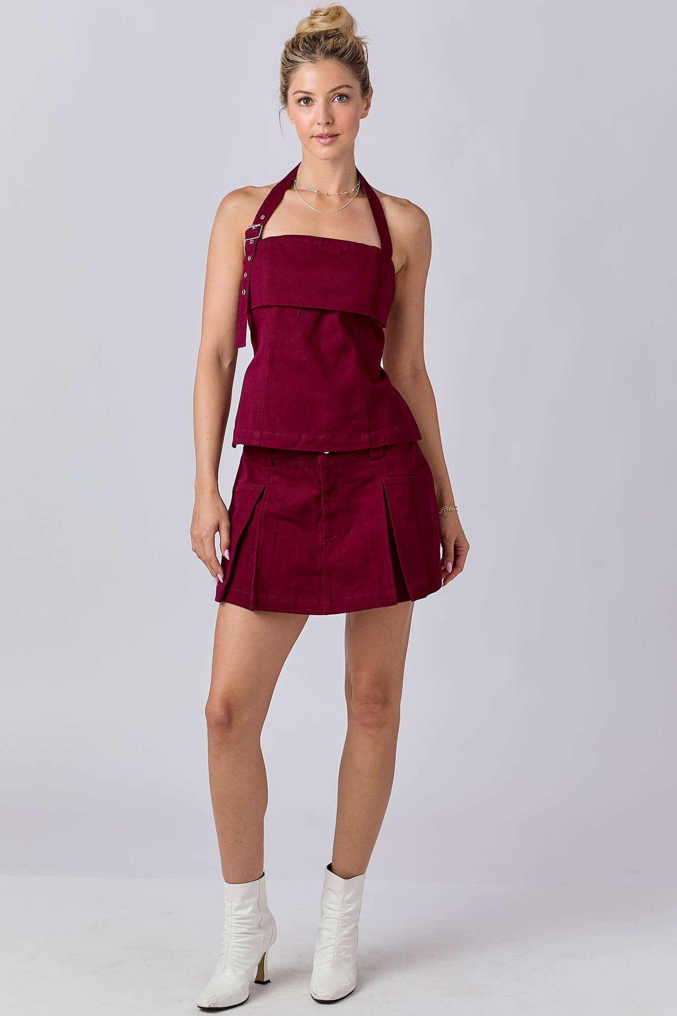 Gameday Two-Piece Square Neck Tank Top and Short