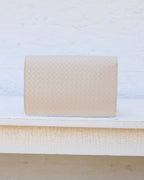 Bryn Clutch/Crossbody Woven Almond