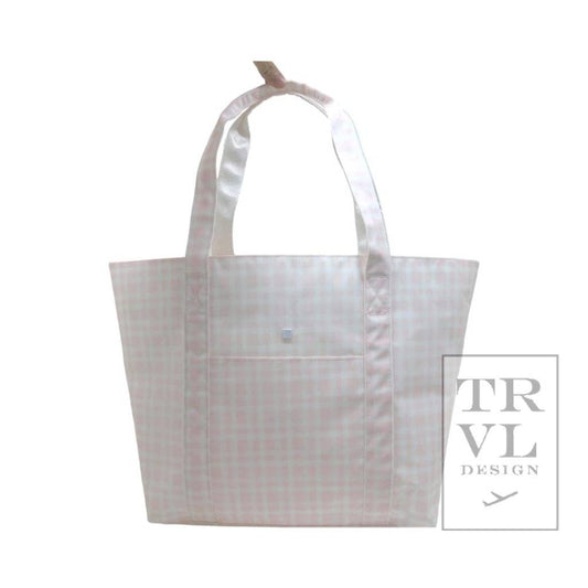 Jumbo Tote-Tote Pimlico Plaid Pink