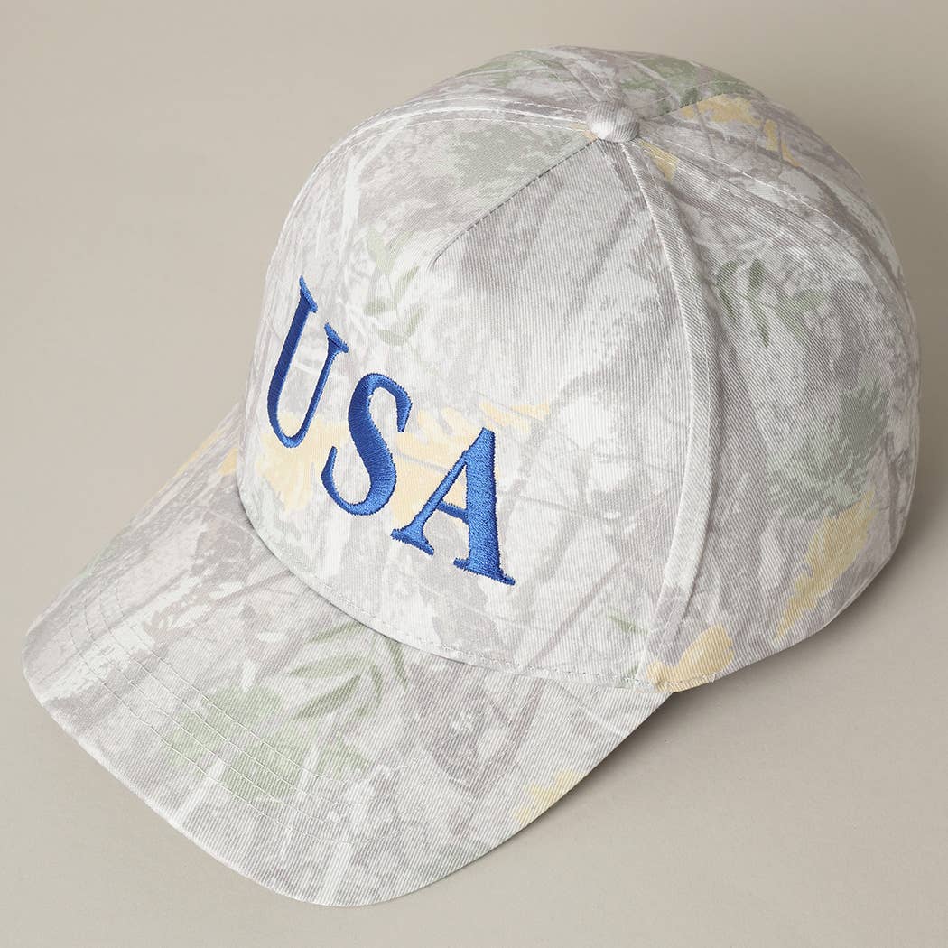 USA Camo Print Hat