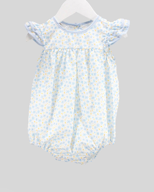 Blue Floral Bonnie Bubble