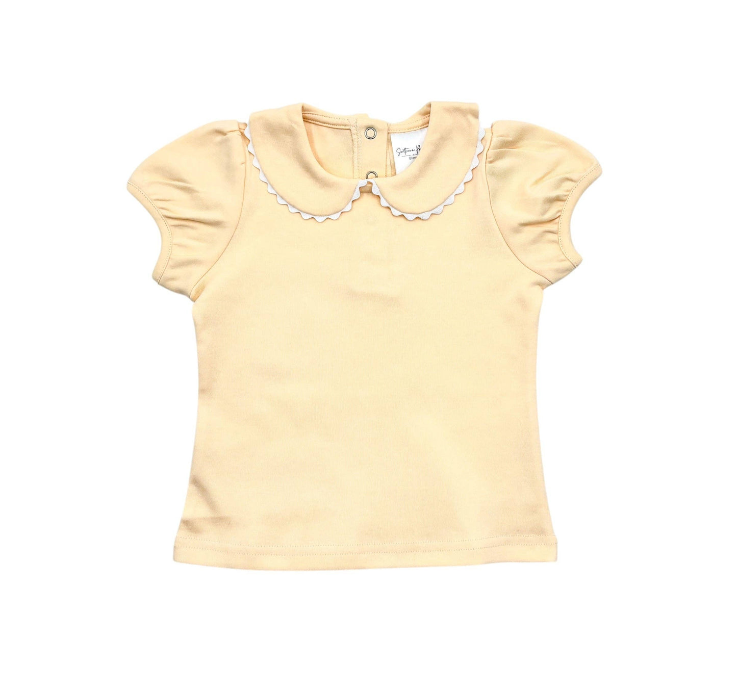 SS Scalloped Collared Shirt