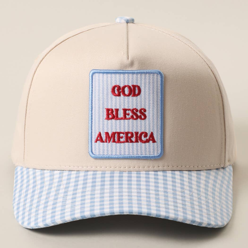 GOD BLESS AMERICA Trucker Hat