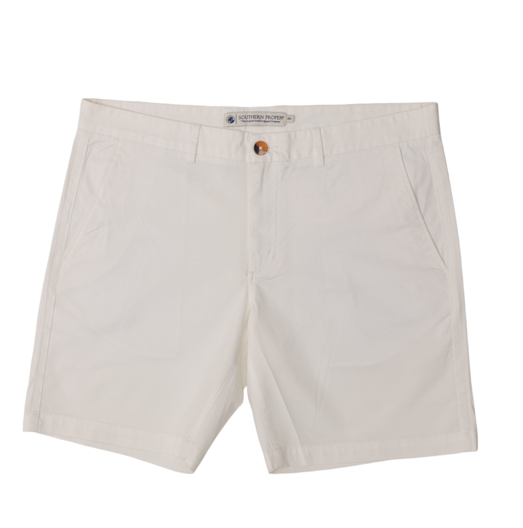 Bluff Short: White