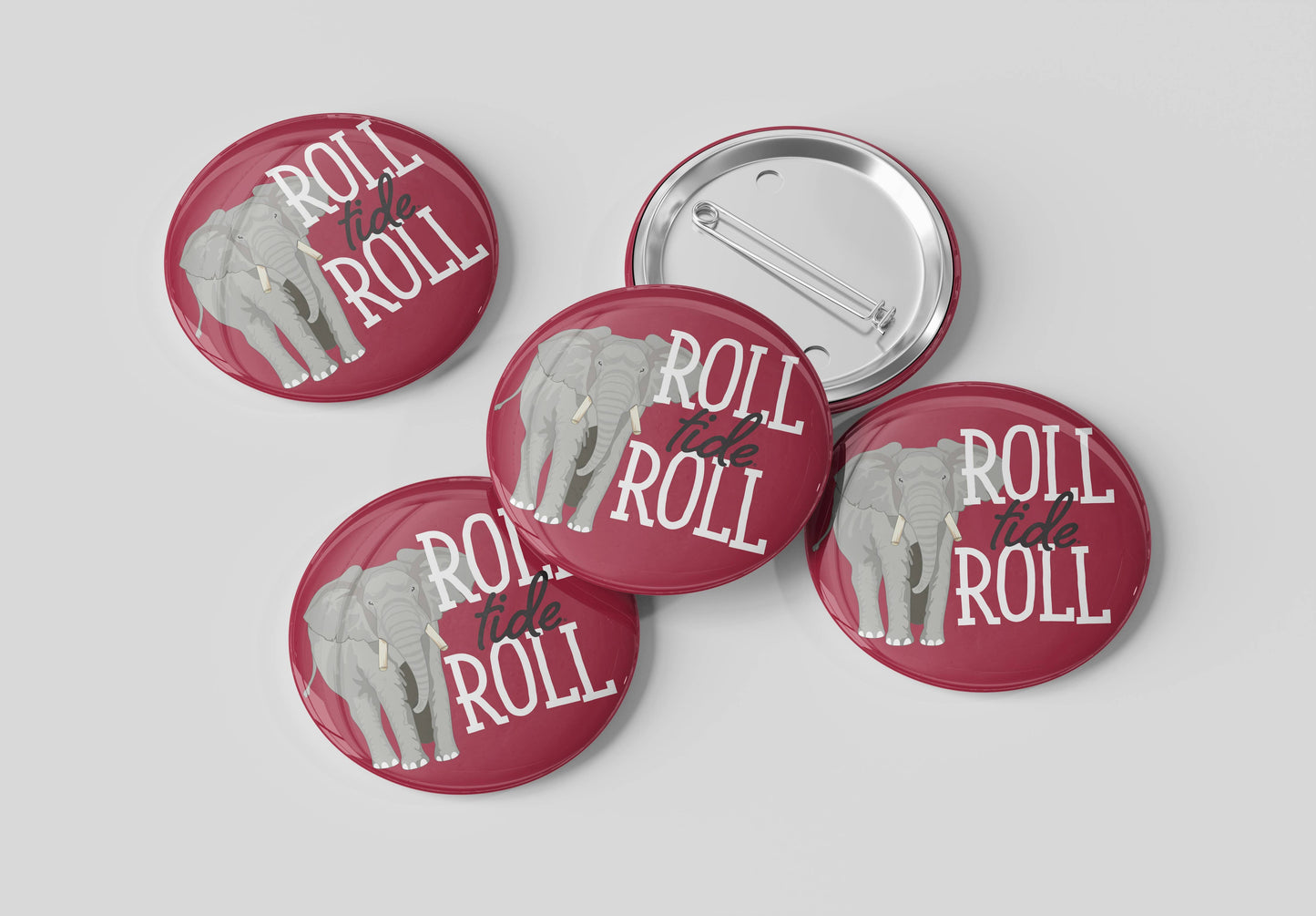Alabama Mascot Button