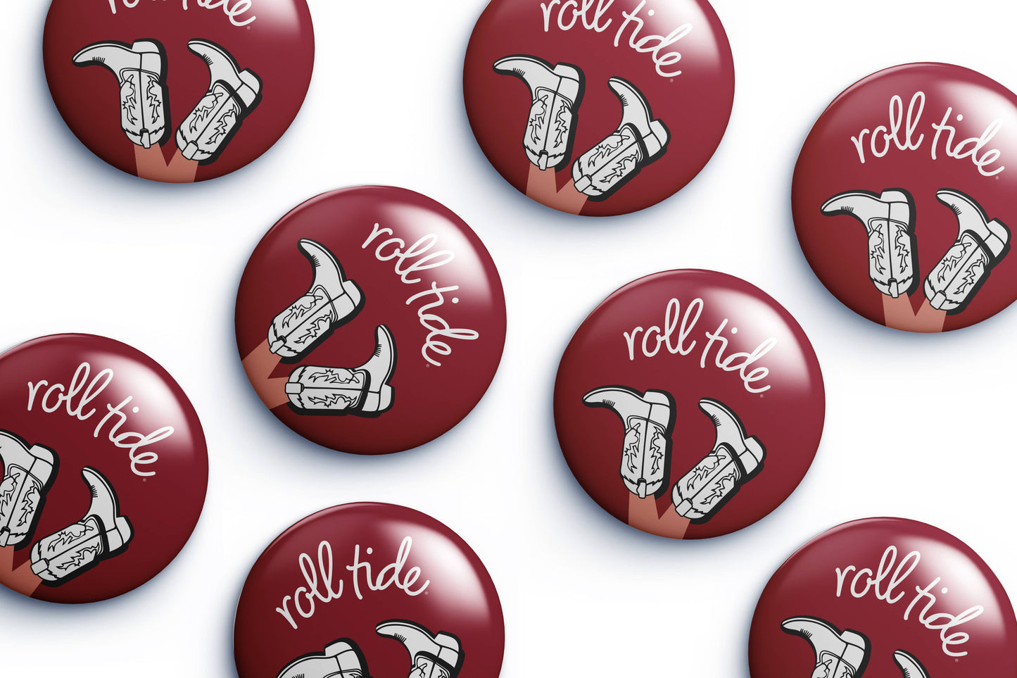Alabama Boots Button