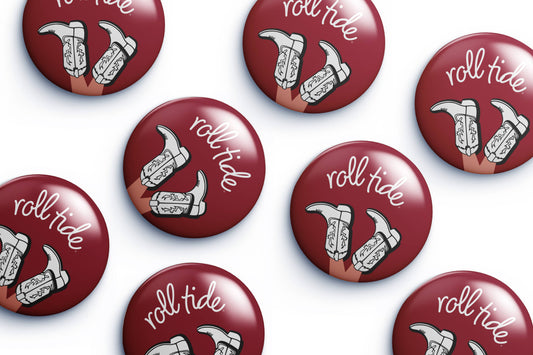 Alabama Boots Button