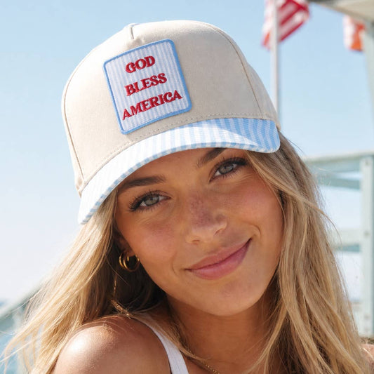 GOD BLESS AMERICA Trucker Hat