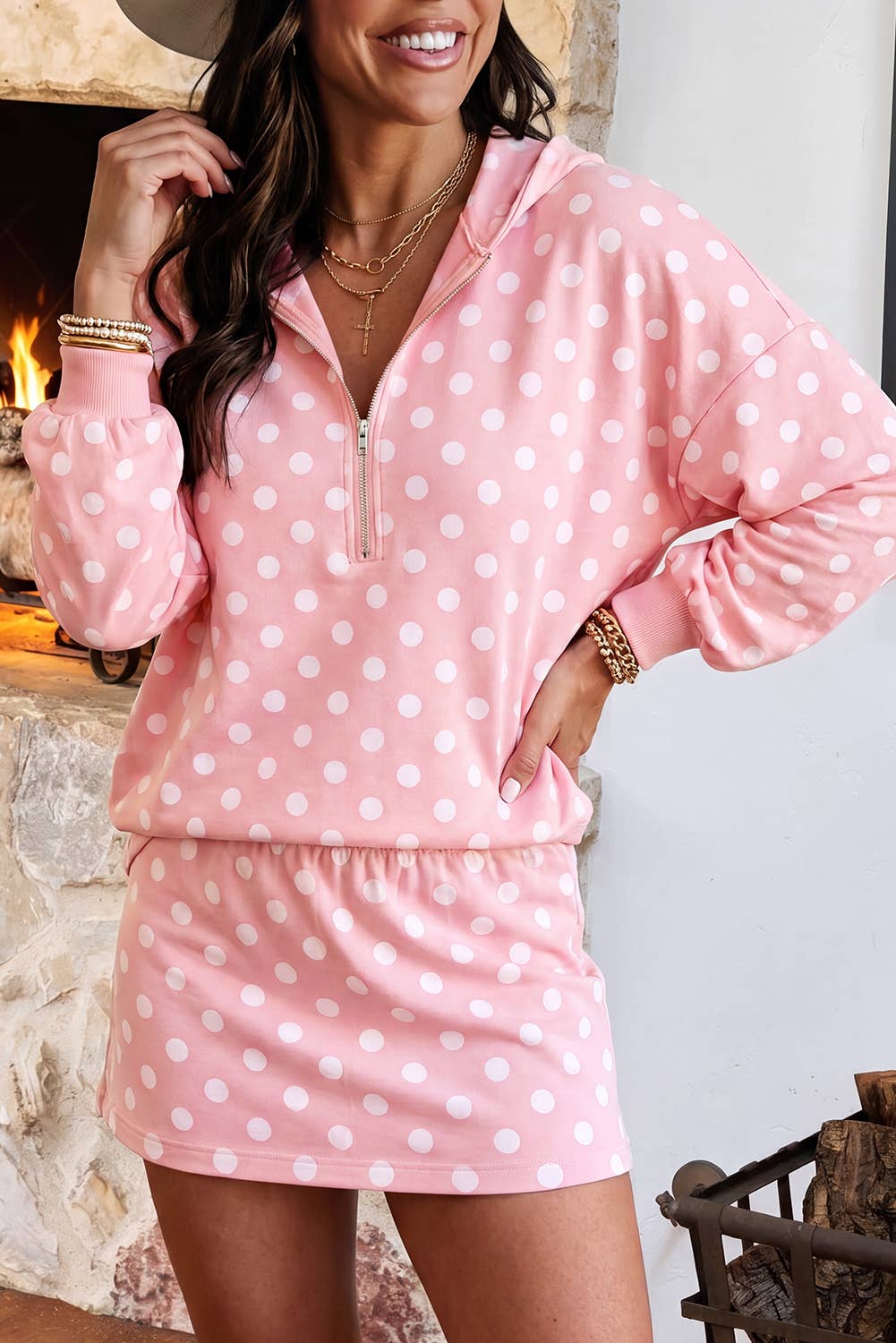 Fall Polka Dot Set