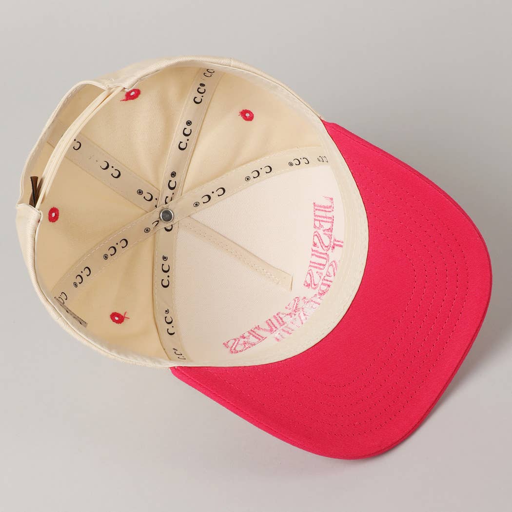 JESUS SAVES I SPEND Embroidery Trucker Hat