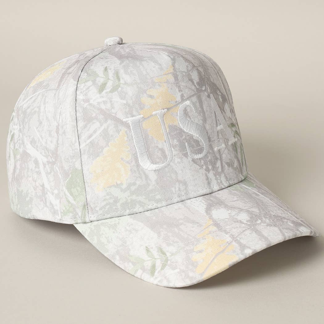 USA Camo Print Hat