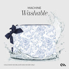 Case-Mate Something Navy Bow Crinkle Makeup Bag