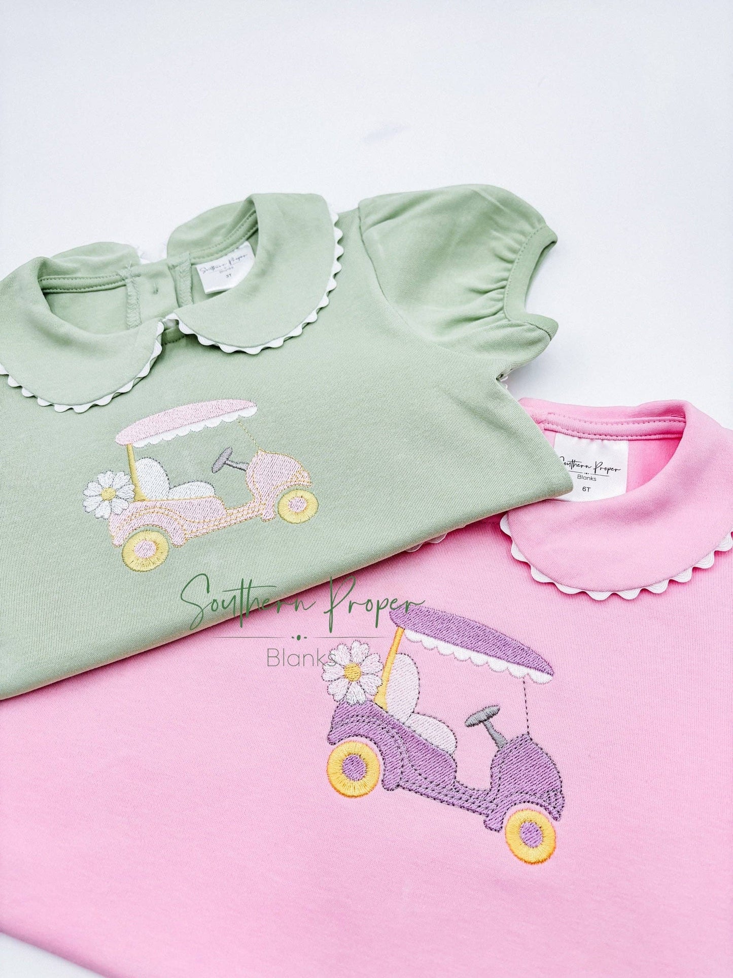SS Scalloped Collared Shirt