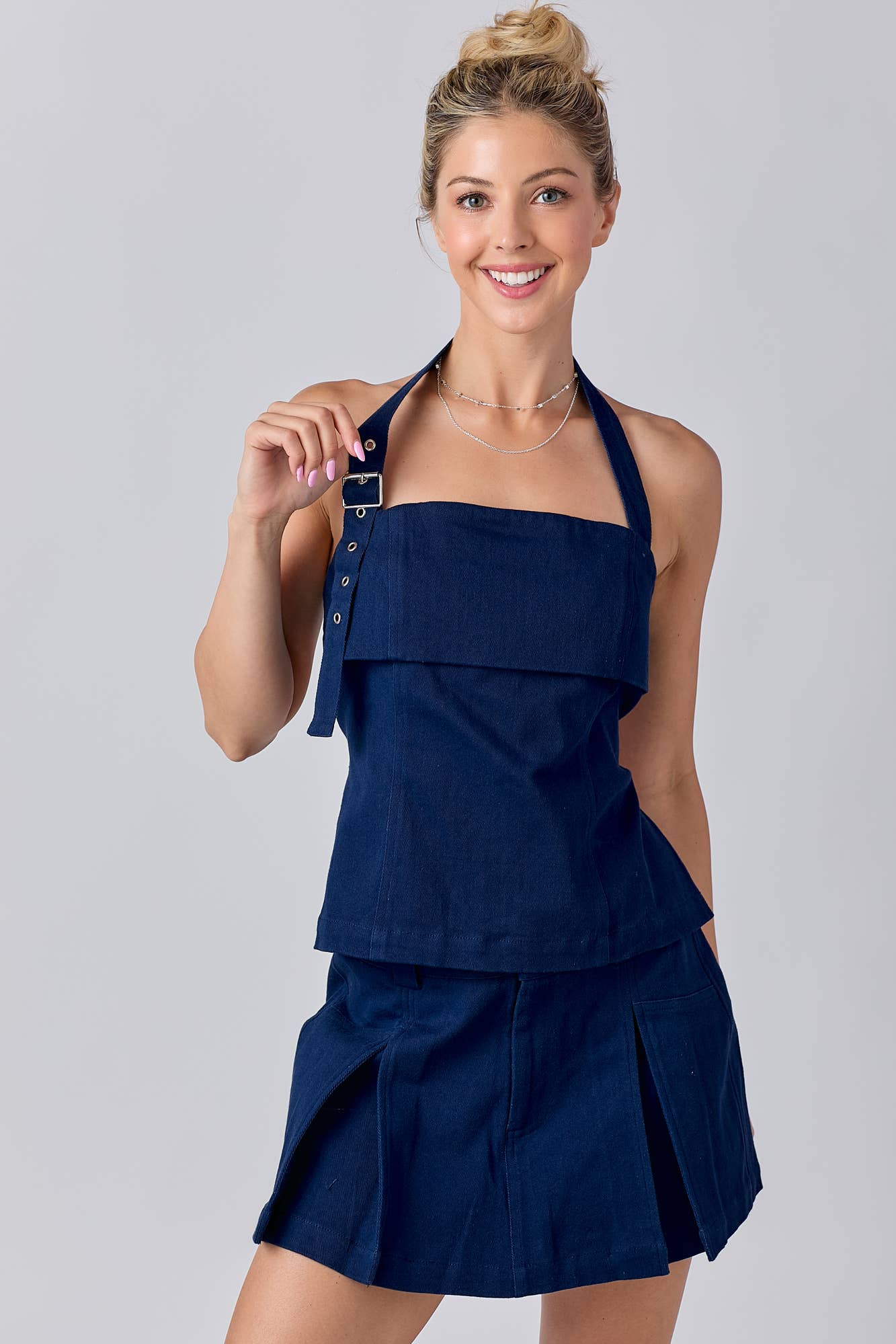 Gameday Two-Piece Square Neck Tank Top and Short