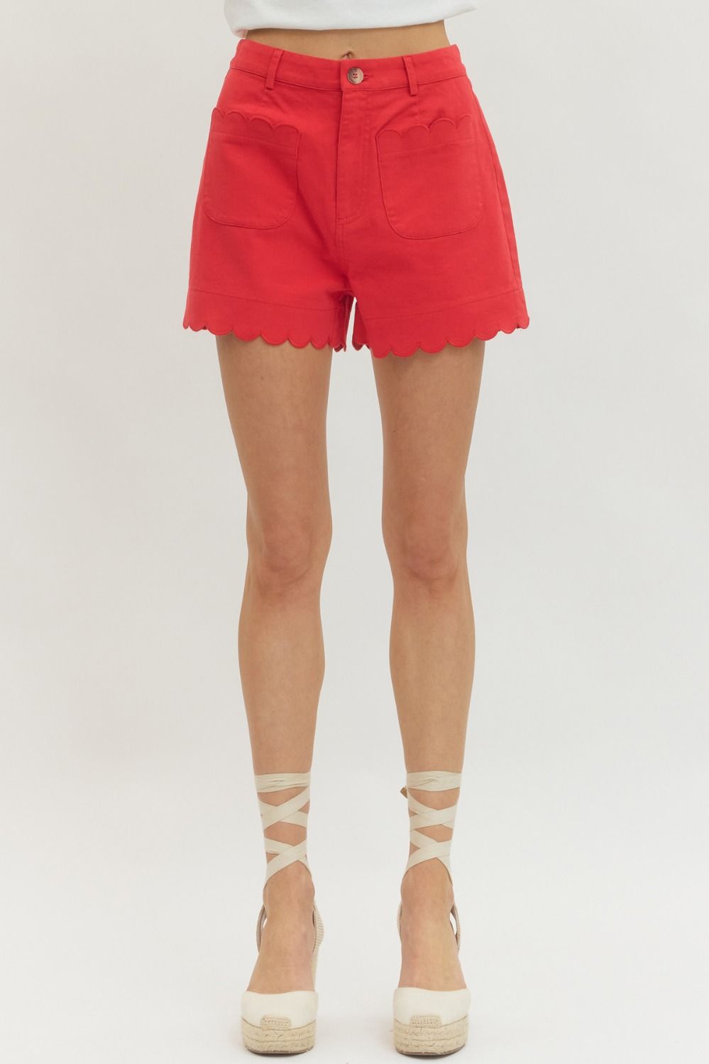 Scalloped Shorts