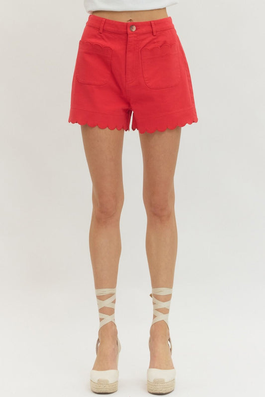 Scalloped Shorts