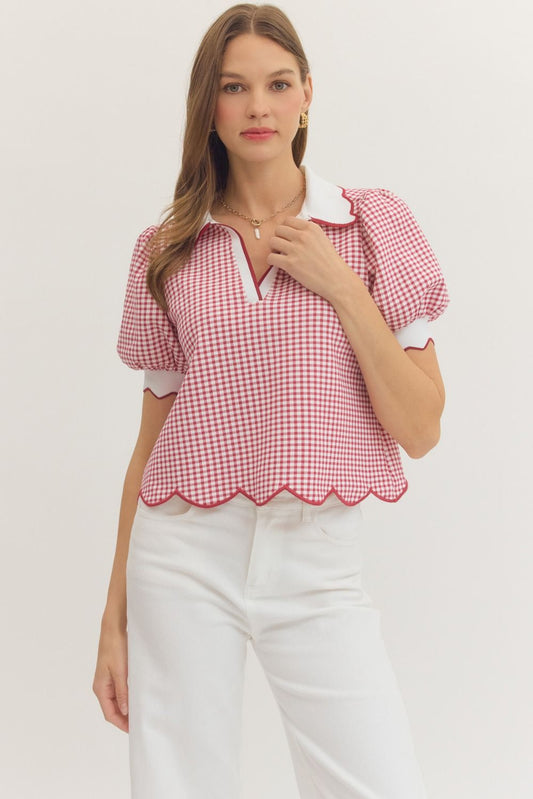 Cherry Picnic Top