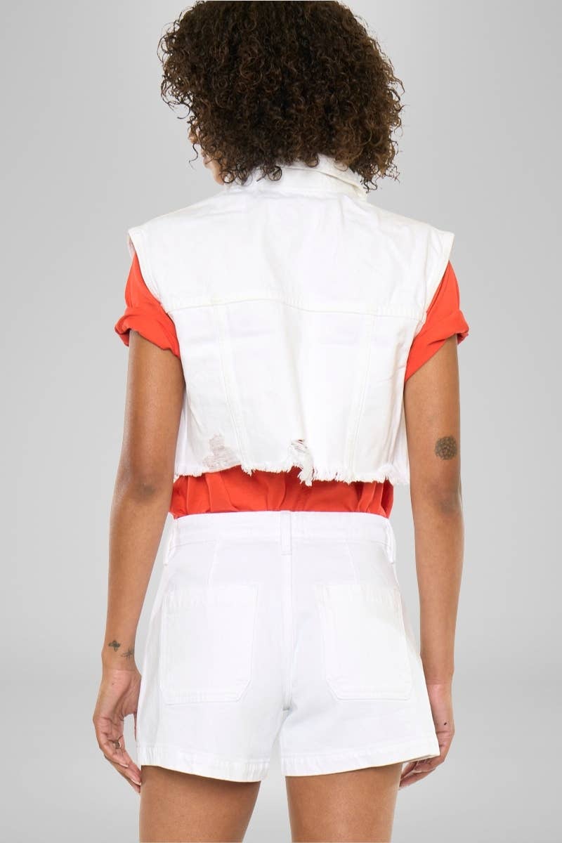 HIGH RISE A-LINE TROUSER SHORTS
