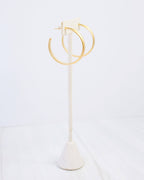 CH Hoop Earring Matte Gold