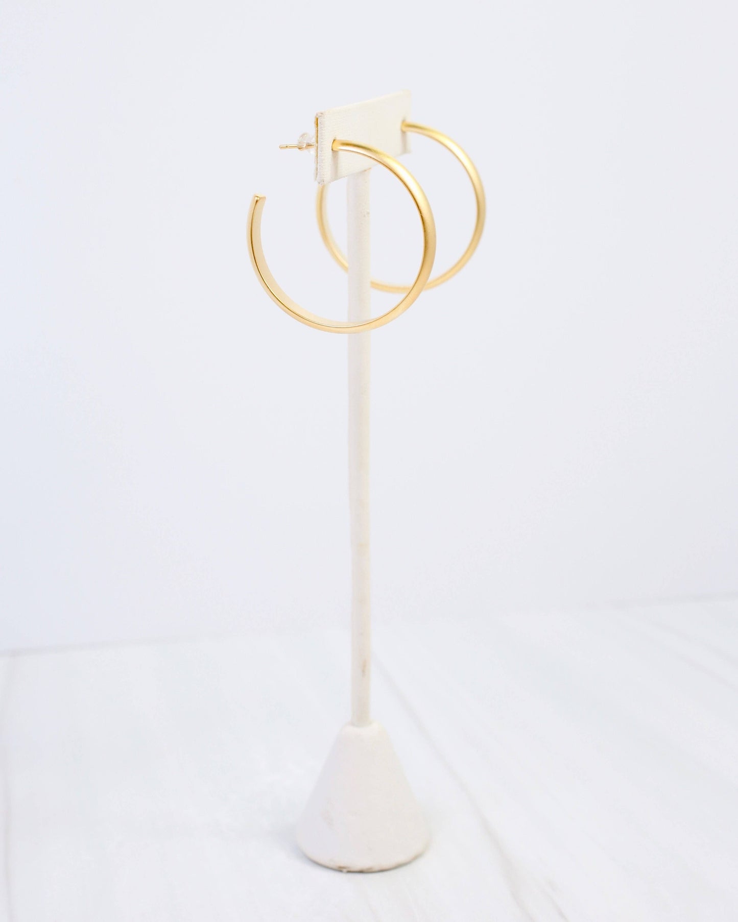 CH Hoop Earring Matte Gold