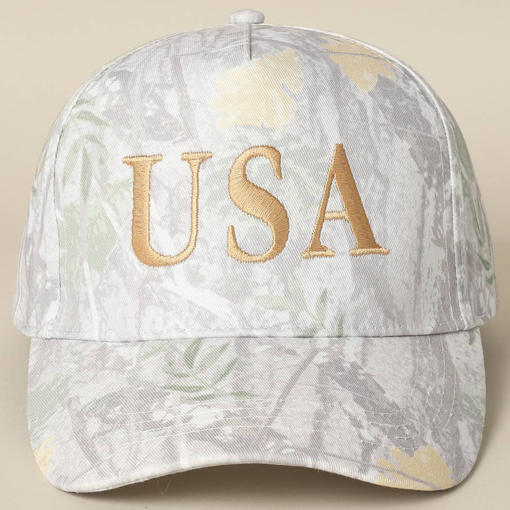 USA Camo Print Hat
