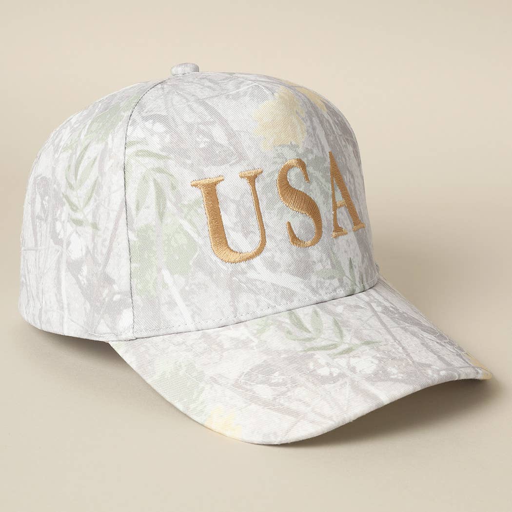 USA Camo Print Hat